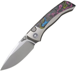 Steed Button Framelock Camo Ca
