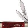ROB622056 Robeson English Jack Red Bone Folding Knife 4.5" Closed
