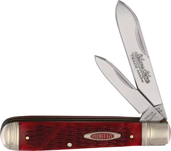 ROB622056 Robeson English Jack Red Bone Folding Knife 4.5" Closed