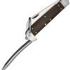 Rough Rider Marlin Spike Folder 5.13" Brown Micarta