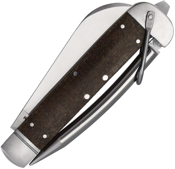 Rough Rider Marlin Spike Folder 5.13" Brown Micarta