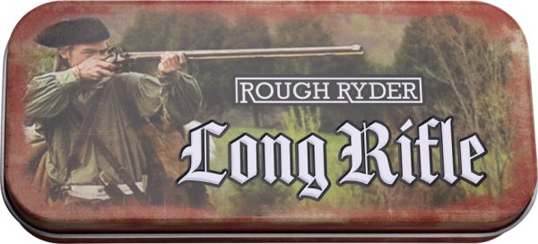 Rough Rider Long Rifle Large Toothpick Folding Knife Red Bone