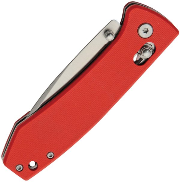 Rite Edge Rolling Lock Red Folding Knife 3.25" 8Cr13MoV