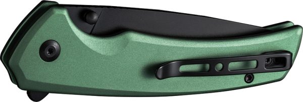 Sencut Serene Button Lock Folding Knife 3.5" D2 Green