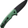 Sencut Serene Button Lock Folding Knife 3.5" D2 Green