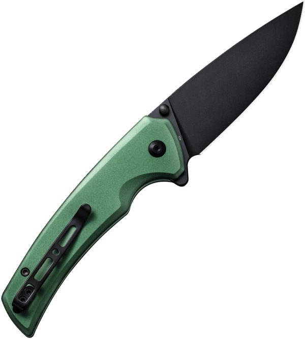 Sencut Serene Button Lock Folding Knife 3.5" D2 Green