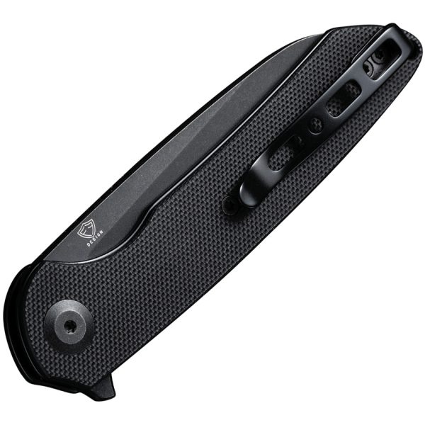 SENCUT Kyril Linerlock Folding Knife 3.13" Black G10