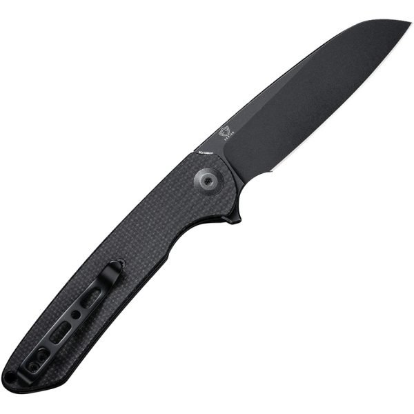 SENCUT Kyril Linerlock Folding Knife 3.13" Black Micarta