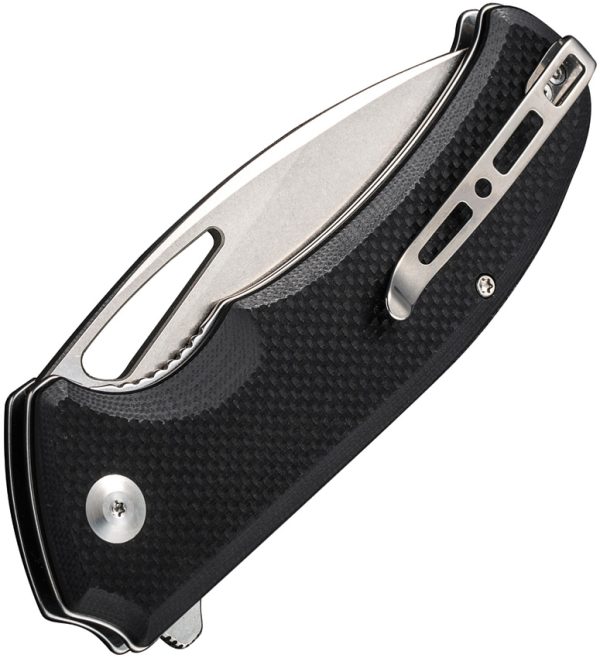 SENCUT Phantara Linerlock Folding Knife 3.75" 9Cr18MoV Black G10
