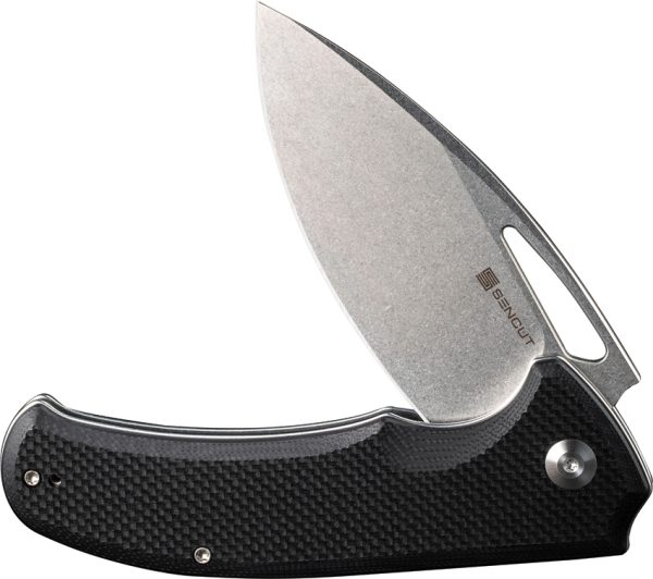 SENCUT Phantara Linerlock Folding Knife 3.75" 9Cr18MoV Black G10