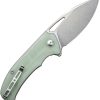 SENCUT Phantara Linerlock Folding Knife 3.75" 9Cr18MoV Jade G10