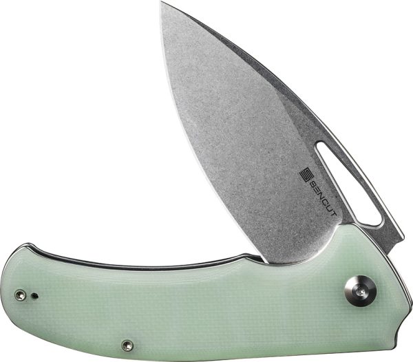 SENCUT Phantara Linerlock Folding Knife 3.75" 9Cr18MoV Jade G10