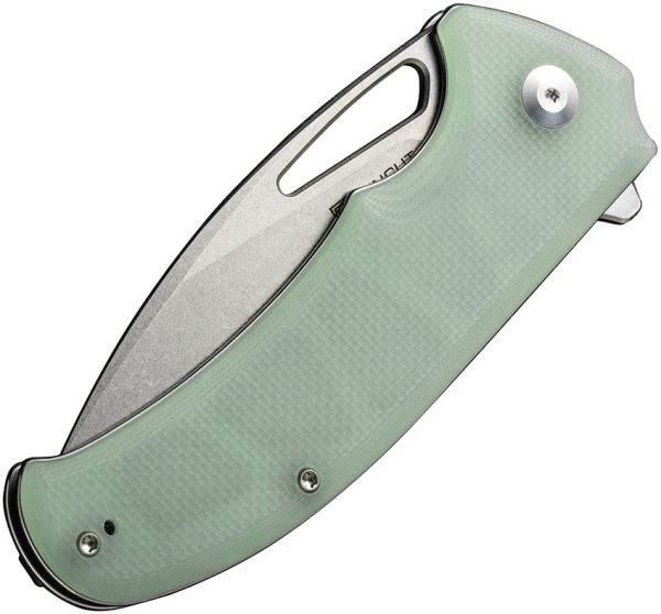 SENCUT Phantara Linerlock Folding Knife 3.75" 9Cr18MoV Jade G10