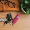 Sabre Jewel Design Pepper Spray Pink 3.5" w/ Clip