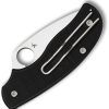 Urban™ Spyderco Urban Lightweight Slip It Folding Knife 2.5" M398 Black