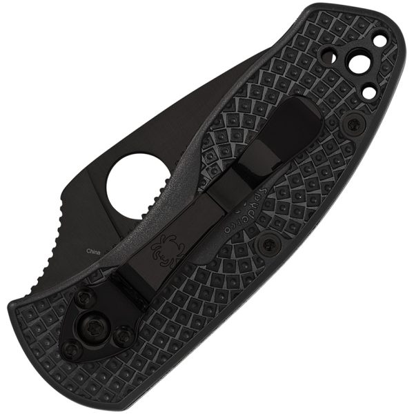 Spyderco Ambitious Folding Knife 2.25" 8Cr13MoV Linerlock Black