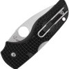 Spyderco Lil' Native Lockback Folding Knife 2.38" Serrated CTS-BD1