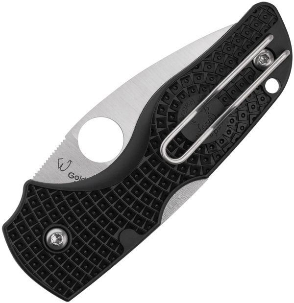 Spyderco Lil' Native Lockback Folding Knife 2.38" Serrated CTS-BD1