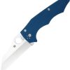 Spyderco Yojumbo Compression Lock Folding Knife 4" CPM SPY27 Blue G10