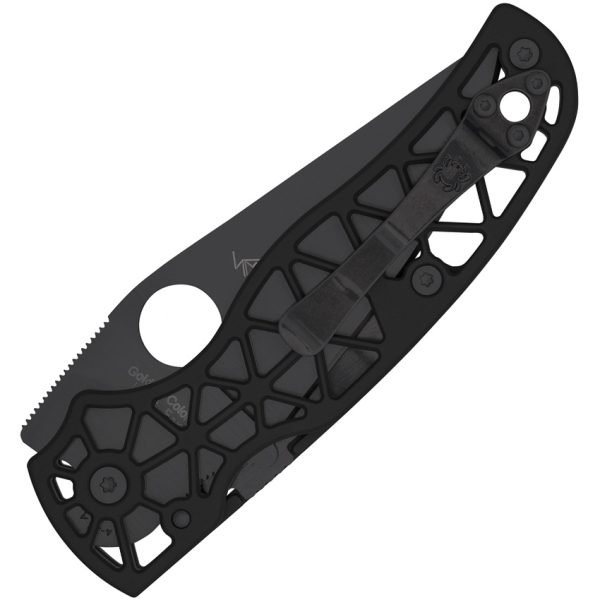 Spyderco Edgerati 3.5 Compression Lock Folding Knife Black