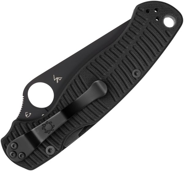 Spyderco Para Military 2 Salt Folding Knife 3.5" CPM MagnaCut Black