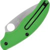 Spyderco UK Penknife SLIPIT 3" LC200N Folding Knife Green