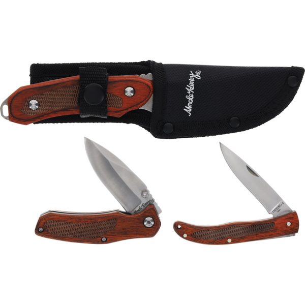 SCHP1183285_add_02 Schrade Uncle Henry Fixed/Folder Set with Sheath
