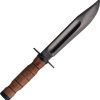 J. Adams Sheffield England Israeli Commando Fixed Blade Knife 7" Carbon Steel