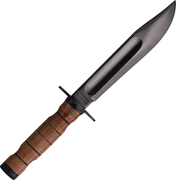 J. Adams Sheffield England Israeli Commando Fixed Blade Knife 7" Carbon Steel