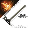 Reapr Battle Hammer 8" Black Oxide Axe Head OD Green