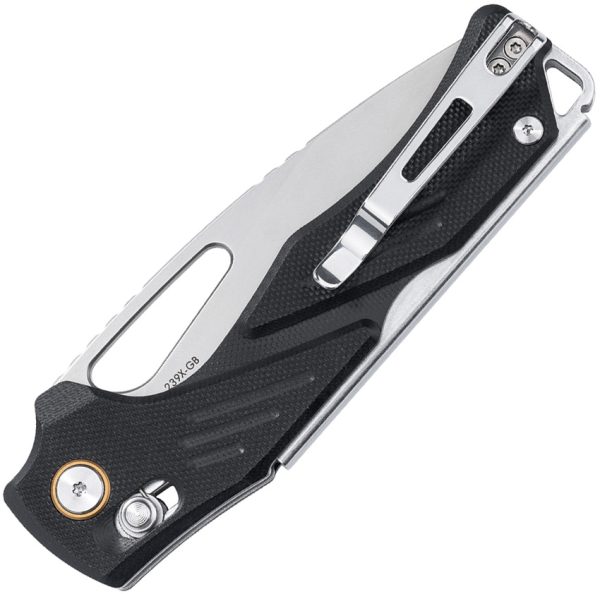 SRM Knives Mirage 239X Folding Knife D2 Blade Black G10