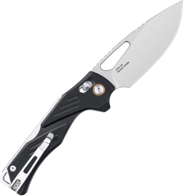 SRM Knives Mirage 239X Folding Knife D2 Blade Black G10