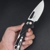 SRM Knives Mirage 239X Folding Knife D2 Blade Black G10