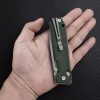 SRM Knives Rubik Ambi Lock Folding Knife 3.5" 14C28N Green