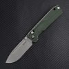 SRM Knives Rubik Ambi Lock Folding Knife 3.5" 14C28N Green