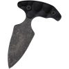 Stroup Knives Stabber Push Dagger 2.75" 1095HC Black w/ Kydex Sheath