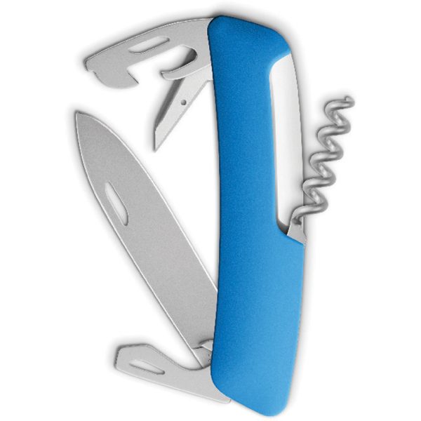 Swiza D03 Swiss Pocket Knife Blue 3.75" Closed