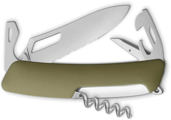 Swiza SH03 Swiss Pocket Knife Olive 3.75"