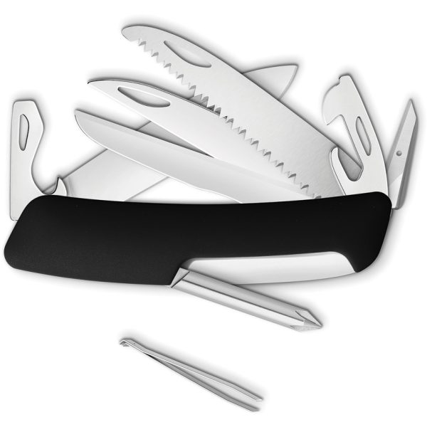 Swiza D10 Folding Pocket Knife Black 3.75" Closed