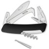 Swiza HO05TT Horse Pocket Knife Black 3.75" Closed w/ Tools
