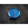 TEC Accessories Ti-Tape Teal-Magenta Splash Titanium Keychain Measuring Tape