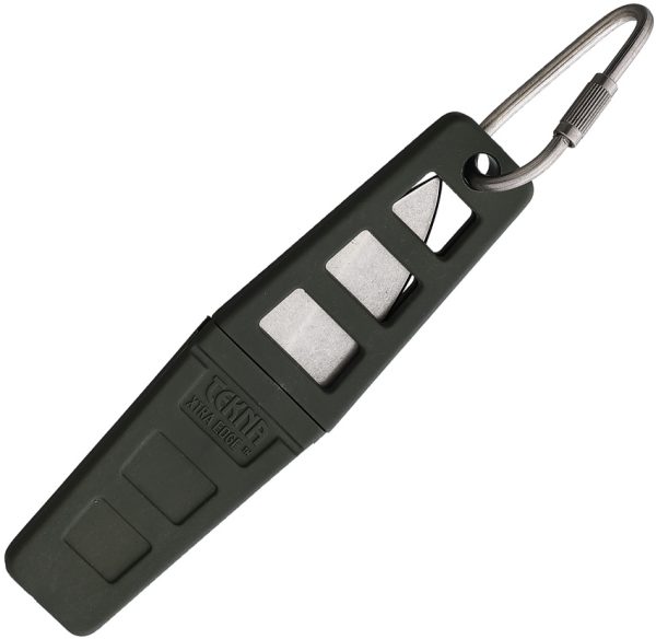 Tekna Xtra Edge 1.38" 420HC Fixed Blade OD Green w/ Sheath