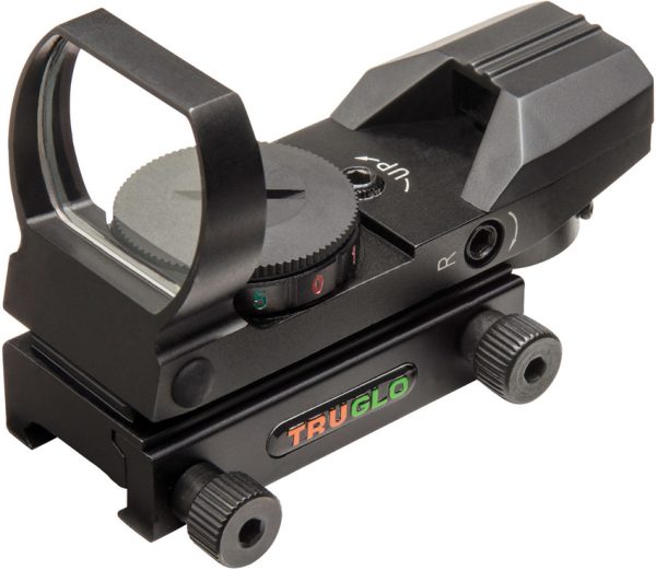 TRUGLO Multi-Reticle Dual Color Sight, Red/Green, 24x34mm