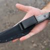 TP33_add_10 TOPS Dawn Warrior Fixed Blade Knife 4.5" 1095 Steel Black