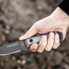 TOPS Overlander Fixed Blade Knife 3.25" 1095 Carbon Steel Black