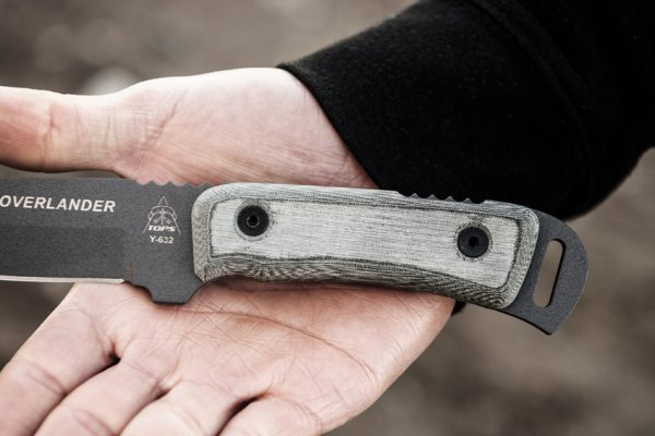TOPS Overlander Fixed Blade Knife 3.25" 1095 Carbon Steel Black