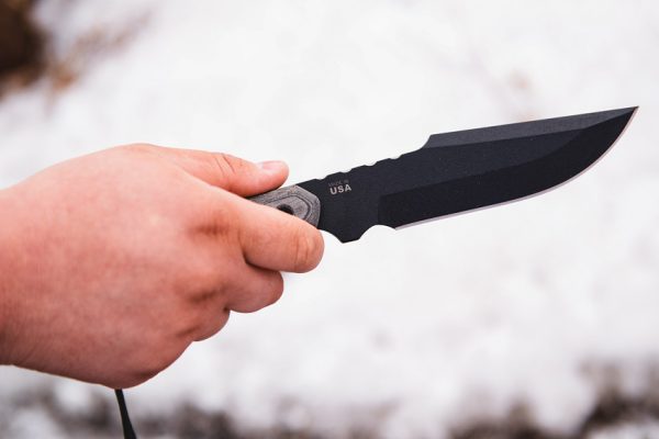 TOPS Alaskan Harpoon Fixed Blade Knife 5.75" 1095 High Carbon Steel