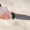 TOPS Air Wolfe Fixed Blade Knife 5" 1095 High Carbon Blade Black G-10 w/ Sheath