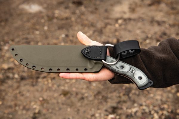 TOPS Bushcrafter Kukri 7.38" 1095HC Fixed Blade Black w/ Sheath