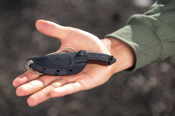 TOPS Crow Hawke 2.5" Fixed Blade Knife w/ Kydex Sheath